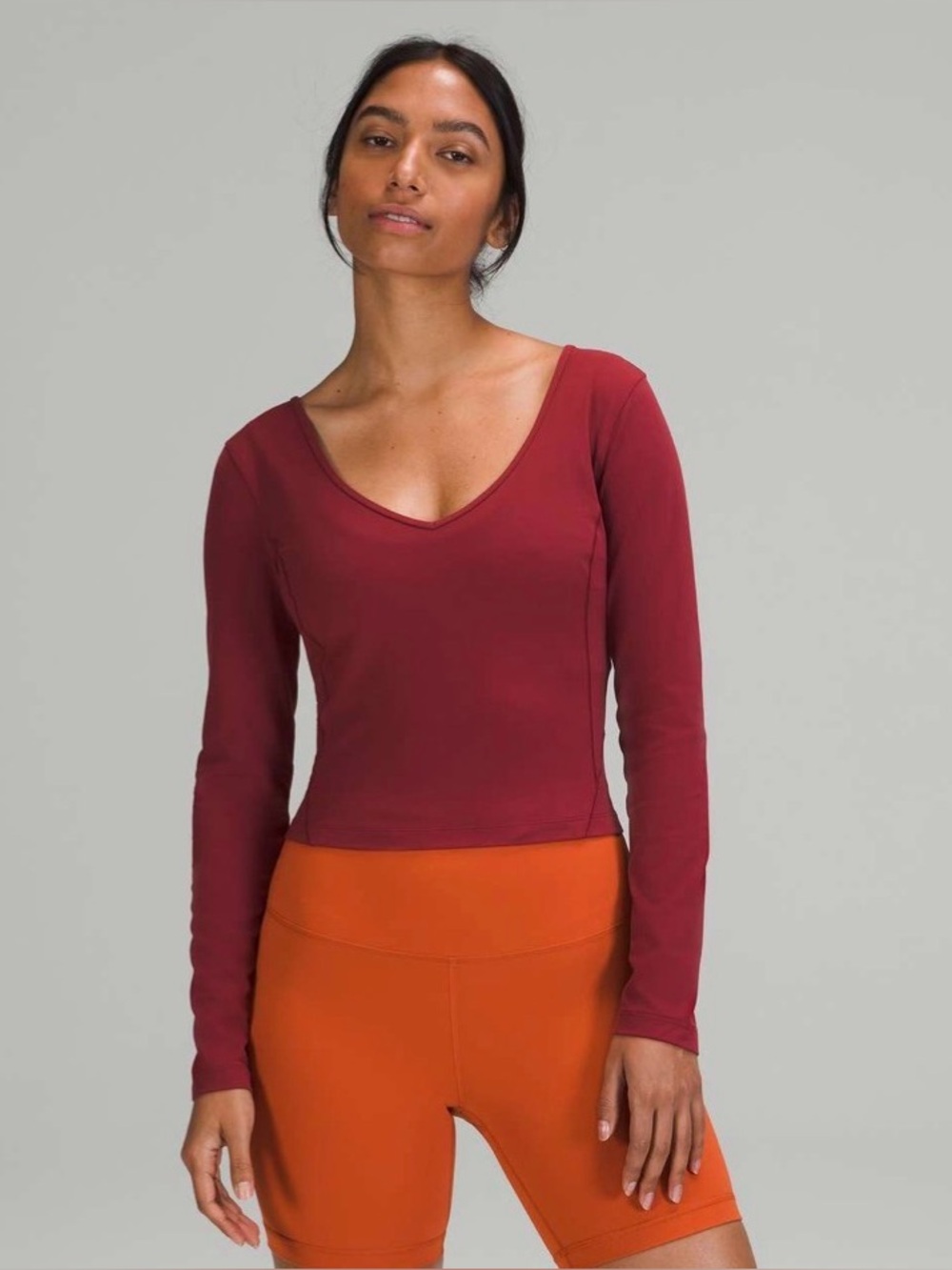 lululemon athletica align long sleeve top size 8